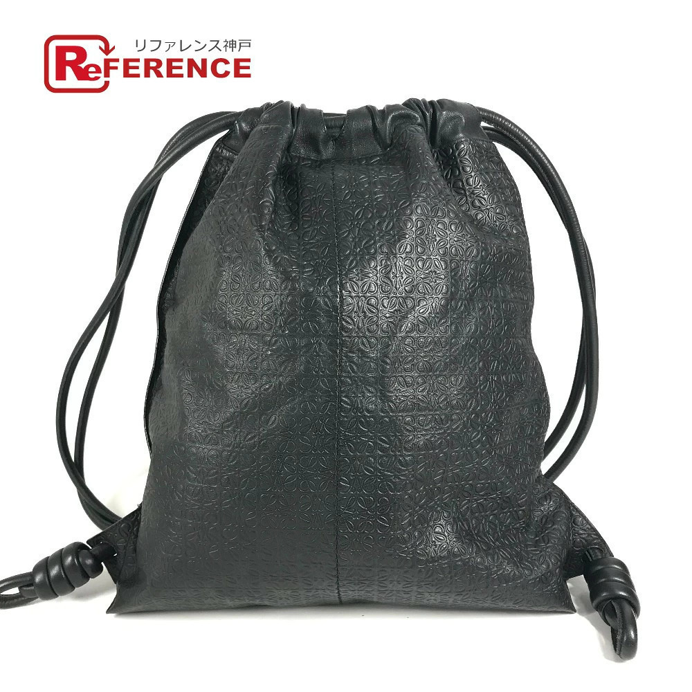 Loewe Anagram Dragonfly Goat Backpack Leather Black